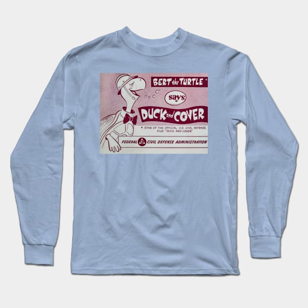 Duck and Cover Long Sleeve T-Shirt by thadz